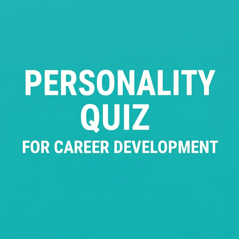 Featured image for 15 Surprising Benefits of Taking a Personality Quiz for Career Development