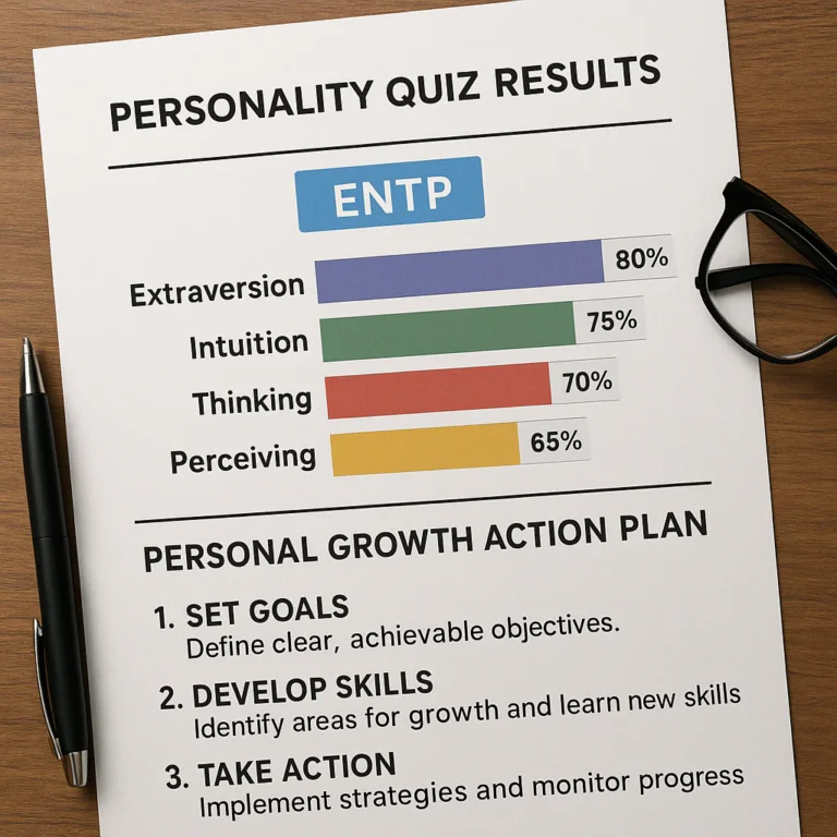 Featured image for Using Personality Quiz Results for Personal Growth The 2026 Action Plan